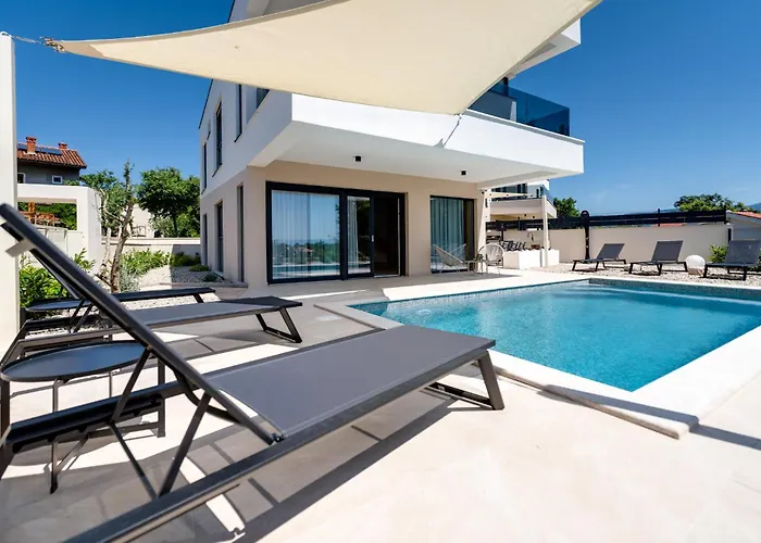 Mirakul, New Modern With Swimming Pool, Close To The Beach, Children Playroom, Quiet Area- By Traveler Tourist Agency Krk - Id 2680 *